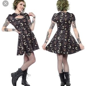 Sourpuss LucyFur Scuba Dress